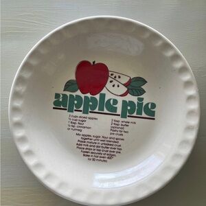 Apple pie plate